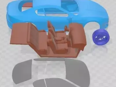 Maserati Gran Turismo MC Stradale 2012 Printable Car  3D print model