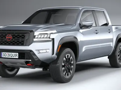 Nissan Frontier 2022 3D model