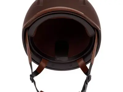 Elegant Equestrian Helmet Safety Meets Style Low-poly 3D model