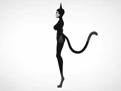 Luina Low-poly 3D model