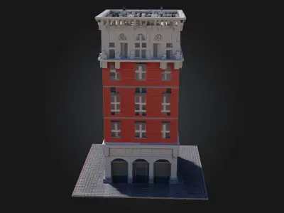 Urban Cornerstone  The Heart of Modern City Living 3D model