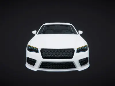 Car Hatchback 02 Active 3D model