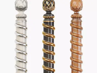 Classic baluster 04 3D model