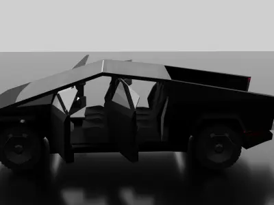 Tesla Cybertruck - Black 3D model
