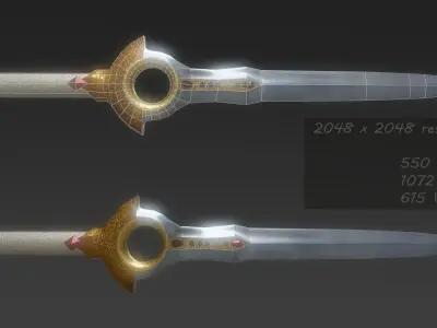 Lizard Character Low-poly 3D model