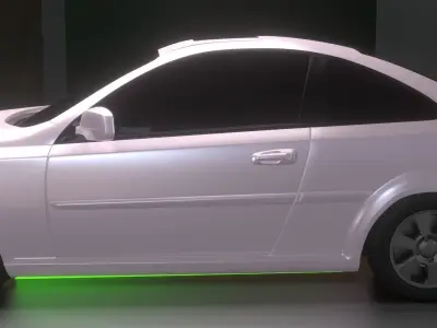 gentra super car new version Low-poly 3D model