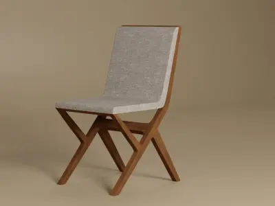 Nikkachair 3D model Low-poly 3D model 3D model