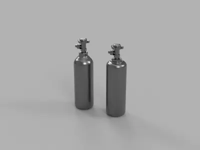 Gas Welding - Diorama Miniature Garage 3D print model 3D  3D print model