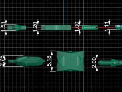 8 Bracelet or necklace pendants Free 3D print model