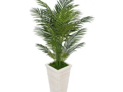 Artificial Floor Areca Palm Tree in Planter 3D model