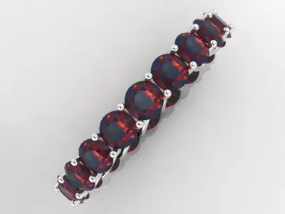 eternity ring 3dmodel 3dprint  Free 3D print model