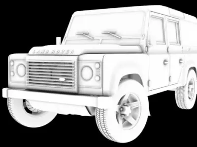 Land Rover Defender 3D model
