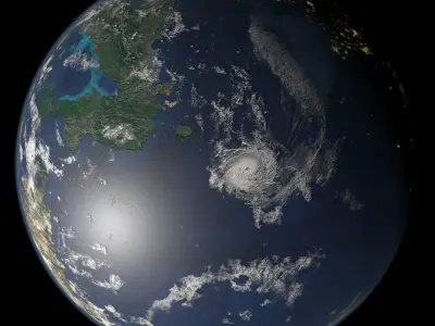 Terran Planet 05 Free 3D model