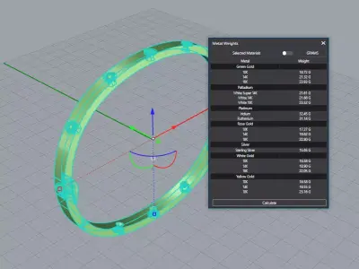 Bracelet Love 170mm 10 gem 3D print model