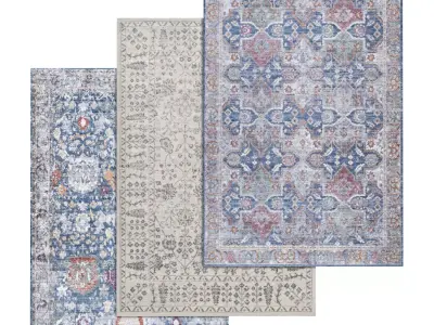 Rug Set 1455 3D model