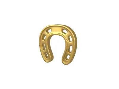 Horseshoe v1 004 Low-poly 3D model