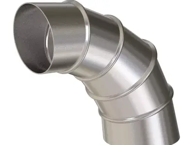 HVAC Elbow Air Duct 3D print model