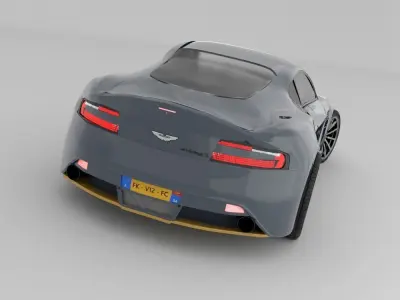 Aston Martin 2017 Vantage V12 3D model