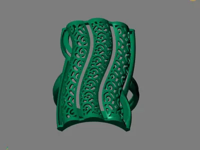 Women Plain Ring Ready STL Models Womens Ring 3d models 3D print model 26