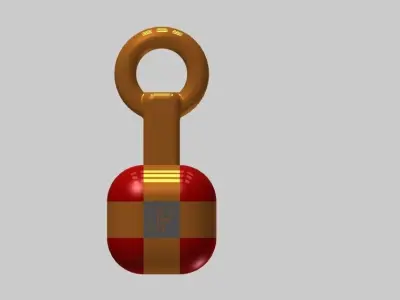 Pendant hook with handle Free 3D print model