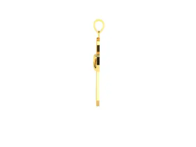 Cross Pendant 3DM STL OBJ FBX Render Details 3D print model
