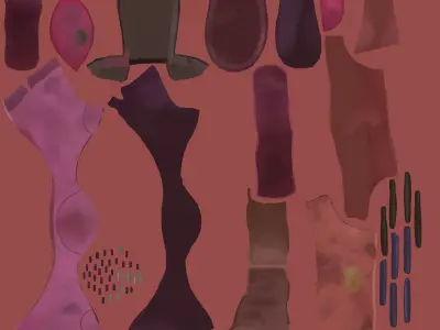 Boots pair of 3D model