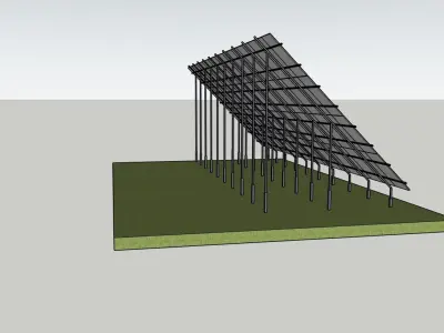 Solar sation 3D model