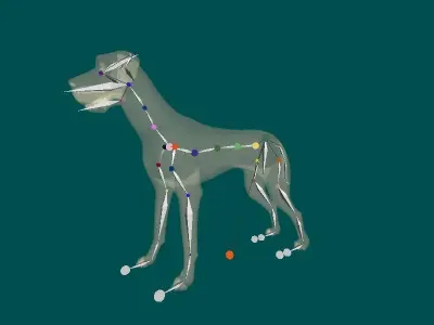 Great Dane Dog 3D model