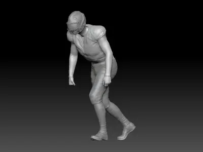 NFL PLAYER WIDE RECEIVER 3D print model