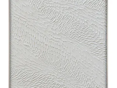Art330 wall art with waves Low-poly 3D model