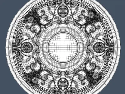 Ceiling Medallion 3D model order