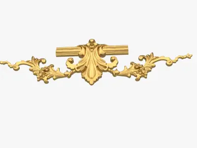 Classic decor ornament 229 3D model