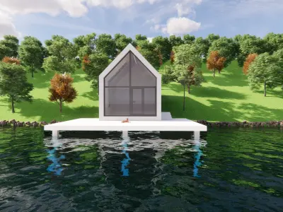 3D Villa Free Model Free 3D model