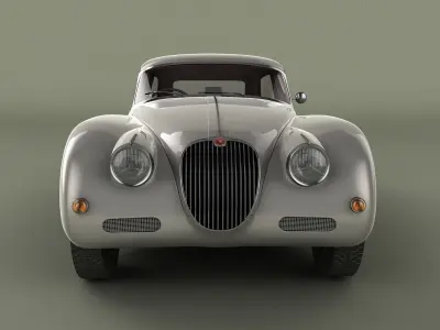 Jaguar XK150 Tow Car 3D model