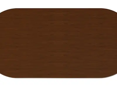 Wood table 3000 3D model