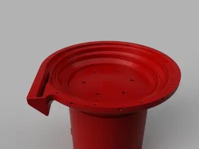 Vibrating Bowl Feeder MKII - 3D Print - Industrial Automation 3D print model