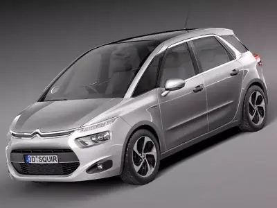Citroen C4 Picasso 2014 3D model