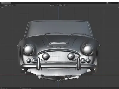 Austin Healey 3000 3D model
