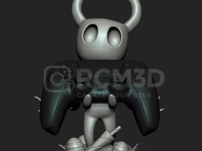 Knight from Hollow Knight joystick holder 3D print model