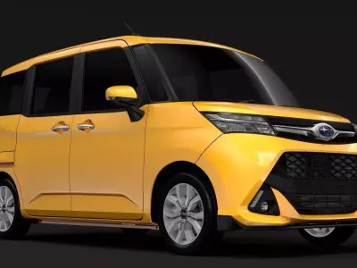 Subaru Justy RS 2017 3D model