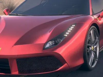 Ferrari 488 GTB 2017  3D model