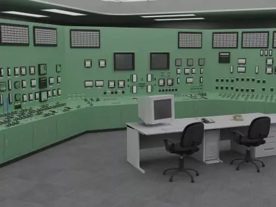 Fukushima Daiichi nuclear power plant 3D model