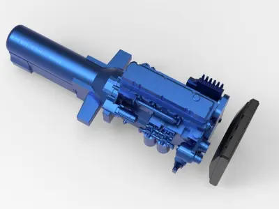 Free 3D printable model ENGINE old Truck  Free 3D print model