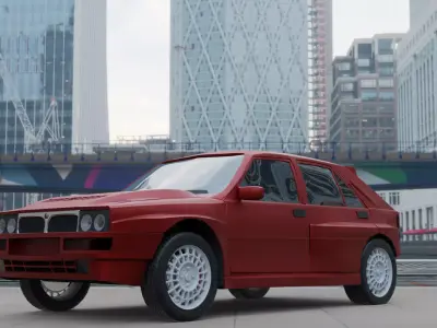 Lancia Delta Integrale 3D model