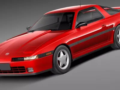 Toyota Supra Mk3 1986-1993 3D model