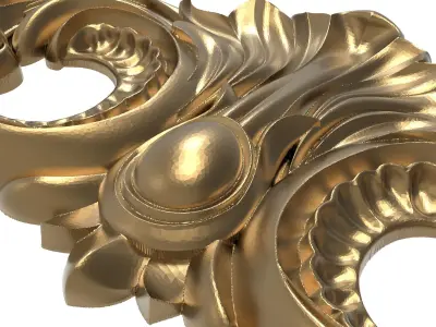  decorative pattern ready for 3D printing 3D model 3