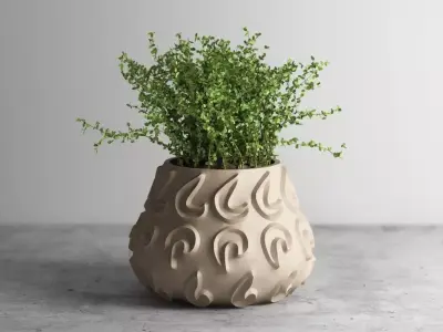 vase pot planter 3d print c06 3D print model
