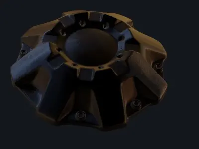 truck tire cover whell 3D print model