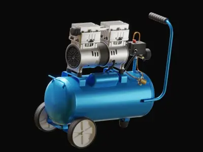 Low Noise Air Compressor 3D model
