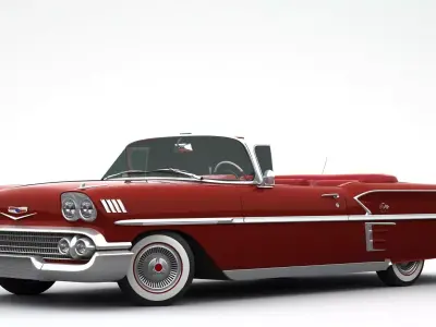 Chevrolet Impala Convertible 1958 3D model